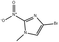 4-bromo-1-methy-2-nitro-1H-imidazole Struktur