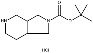 2-Boc-octahydro-1H-pyrrolo[3,4-c]pyridine Hydrochloride Struktur