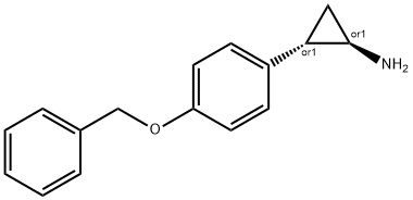 (1S,2R)-2-(4-(benzyloxy)phenyl)cyclopropanaMine Struktur