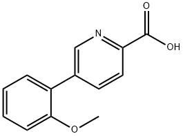 5-(2-Methoxyphenyl)picolinic acid Struktur