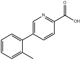 5-(o-Tolyl)picolinic acid Struktur