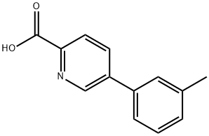 5-(M-Tolyl)picolinic acid Struktur