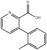 3-(2-Methylphenyl)picolinic acid Struktur