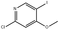 2-chloro-5-iodo-4-methoxypyridine Struktur