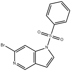 1-(Phenylsulfonyl)-6-broMo-5-azaindole Struktur