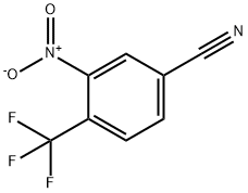 3-Nitro-4-trifluoromethylbenzonitrile Struktur