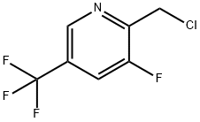 2-CHLOROMETHYL-3-FLUORO-5-TRIFLUOROMETHYL-PYRIDINE Struktur