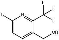 (6-fluoro-2-(trifluoroMethyl)pyridin-3-yl)Methanol Struktur