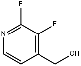 2,3-DIFLUORO-4-(hydroxyMethyl)pyridine Struktur