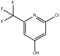 2-chloro-6-(trifluoroMethyl)pyridin-4-ol Struktur