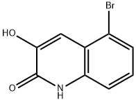 5-broMo-3-hydroxyquinolin-2(1h)-one Struktur