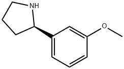 3-((2R)PYRROLIDIN-2-YL)-1-METHOXYBENZENE Struktur