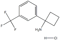 1-(3-(trifluoroMethyl)phenyl)cyclobutanaMine hydrochloride Struktur