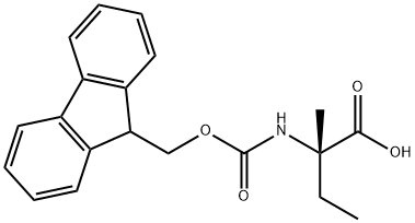 FMoc-(R)-2-aMino-2-Methylbutanoic acid Struktur