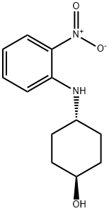 (1r,4r)-4-((2-nitrophenyl)aMino)cyclohexanol Struktur