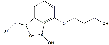 3-[[(3S)-3-(氨基甲基)-1,3-二氫-1-羥基-2,1-苯并氧雜硼戊環(huán)-7-基]氧基]-1-丙醇鹽酸鹽, 1234563-16-6, 結(jié)構(gòu)式