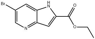 6-BroMo-4-azaindole-2-carboxylic acid ethyl ester Struktur