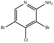 3,5-DibroMo-4-chloro-pyridin-2-ylaMine Struktur