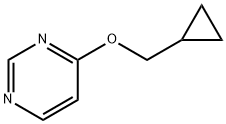 4-(cyclopropylmethoxy)pyrimidine Struktur