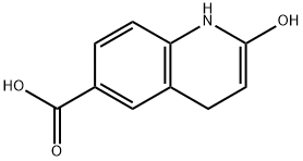 2-Hydroxy-1,4-dihydroquinoline-6-carboxylic acid Struktur