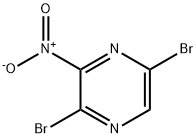 2,5-Dibromo-3-nitropyrazine Struktur