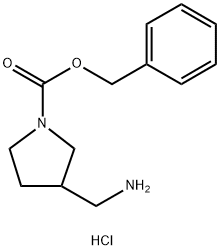 Benzyl 3-(aMinoMethyl)pyrrolidine-1-carboxylate hydrochloride Struktur