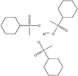 tris(cyclohexyl(Methyl)phosphoryl)oxy)aluMinuM Struktur