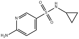 6-aMino-N-cyclopropylpyridine-3-sulfonaMide Struktur