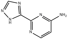 2-(1H-1,2,4-Triazol-5-yl)pyriMidin-4-aMine Struktur