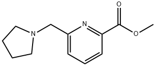 Methyl 6-(pyrrolidin-1-ylMethyl)picolinate Struktur