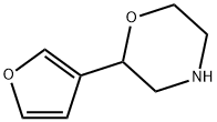 2-(Furan-3-yl)Morpholine Struktur