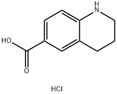 1,2,3,4-Tetrahydroquinoline-6-carboxylic Acid Hydrochloride Struktur