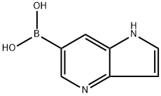 1H-Pyrrolo[3,2-B]pyridine-6-boronic acid Struktur