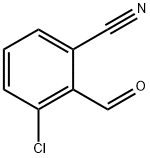 3-chloro-2-forMylbenzonitrile Struktur