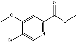 Methyl 5-broMo-4-Methoxypyridine-2-carboxylate Struktur