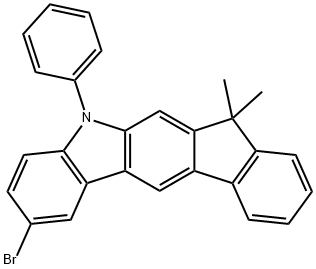 2-BroMo-5,7-dihydro-7,7-diMethyl-5-phenyl-indeno[2,1-b]carbazole