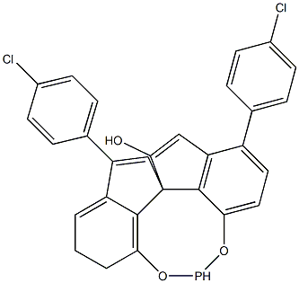 (11AS)-10,11,12,13-四氫-5-羥基-3,7-雙(4-氯苯基)-二茚并[7,1-DE:1',7'-FG][1,3,2]二氧磷雜八環(huán)-5-氧化物 結(jié)構(gòu)式