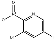 3-broMo-5-fluoro-2-nitropyridine Struktur