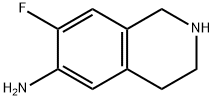 7-Fluoro-1,2,3,4-tetrahydroquinolin-6-aMine Struktur