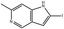 2-Iodo-6-Methyl-5-azaindole Struktur