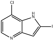 7-Chloro-2-iodo-4-azaindole Struktur