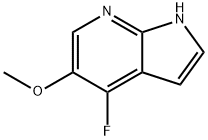 4-Fluoro-5-Methoxy-7-azaindole Struktur