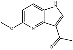 3-Acetyl-5-Methoxy-4-azaindole Struktur