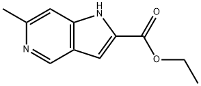 6-Methyl-5-azaindole-2-carboxylic acid ethyl ester Struktur