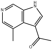 3-Acetyl-4-Methyl-6-azaindole Struktur