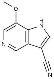 3-Cyano-7-Methoxy-5-azaindole Struktur