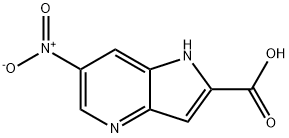 6-Nitro-4-azaindole-2-carboxylic acid Struktur