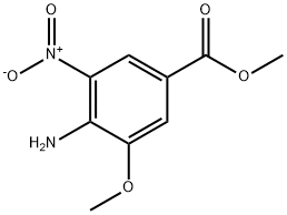 methyl 4-amino-3-methoxy-5-nitrobenzoate Struktur