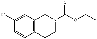 Ethyl 7-broMo-3,4-dihydroisoquinoline-2(1H)-carboxylate Struktur