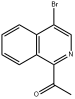 1-(4-BroMoisoquinolin-1-yl)ethanone Struktur